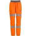 RG536 TRJ606 Regatta High Visibility Prolite Stretch Jog Pants Orange  colour image